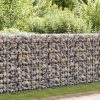  horganyzott acél gabion fal fedéllel 60 x 50 x 100 cm
