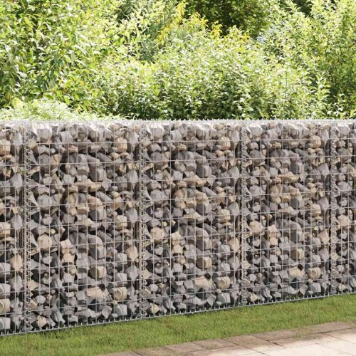  horganyzott acél gabion fal fedéllel 60 x 50 x 100 cm