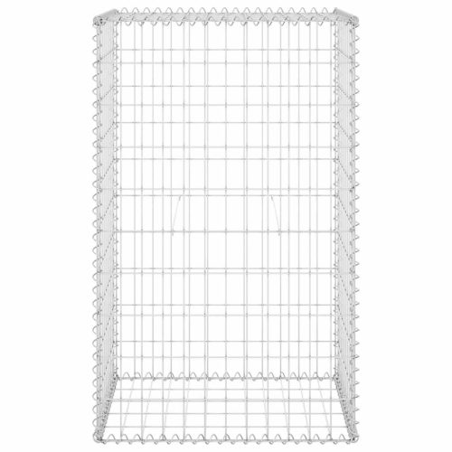  horganyzott acél gabion fal fedéllel 60 x 50 x 100 cm