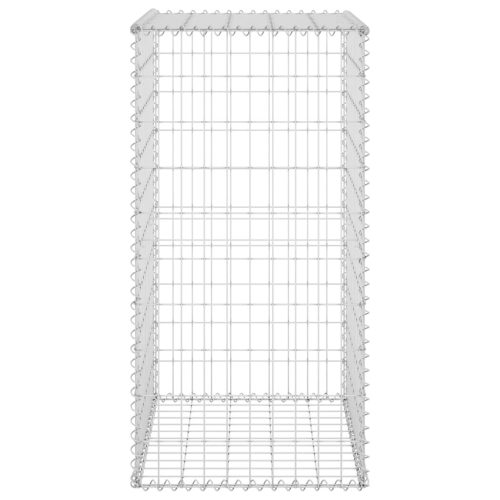 horganyzott acél gabion fal fedéllel 60 x 50 x 100 cm