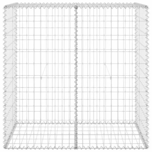  horganyzott acél gabion fal fedéllel 100 x 60 x 100 cm