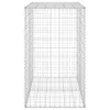  horganyzott acél gabion fal fedéllel 100 x 60 x 100 cm