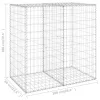  horganyzott acél gabion fal fedéllel 100 x 60 x 100 cm