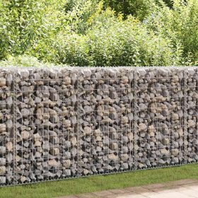 horganyzott acél gabion fal fedéllel 900 x 30 x 100 cm