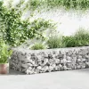  horganyzott acél gabion fal fedéllel 300 x 30 x 50 cm