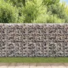  horganyzott acél gabion fal fedéllel 300 x 30 x 100 cm