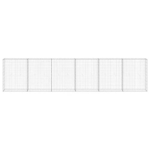  horganyzott acél gabion fal fedéllel 300 x 30 x 100 cm