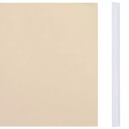  krémszínű kerti PVC árnyékoló kerítés 70 x 0,19 m 