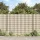  4 db krémszínű PVC kerti árnyékoló kerítés 35 x 0,19 m