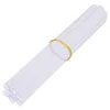 4 db krémszínű PVC kerti árnyékoló kerítés 35 x 0,19 m