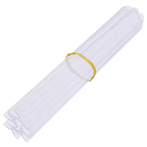 4 db krémszínű PVC kerti árnyékoló kerítés 35 x 0,19 m