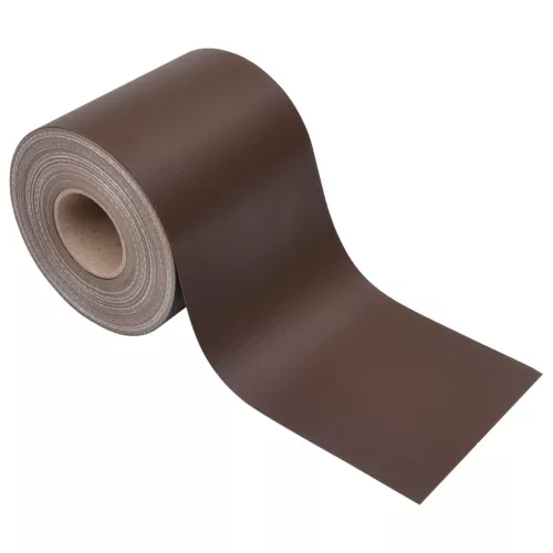  barna kerti PVC árnyékoló kerítés 35 x 0,19 m