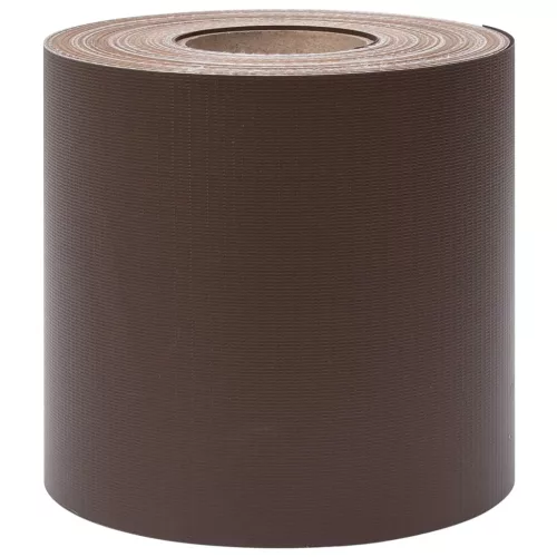  barna kerti PVC árnyékoló kerítés 35 x 0,19 m