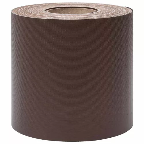  barna kerti PVC árnyékoló kerítés 70 x 0,19 m 
