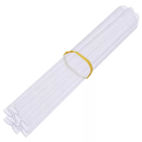  4 db barna PVC kerti árnyékoló kerítés 35 x 0,19 m