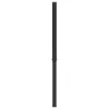  2 db fekete állítható fém munkapadváz 55 x (69-95,5) cm