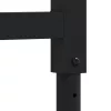  2 db fekete állítható fém munkapadváz 55 x (69-95,5) cm