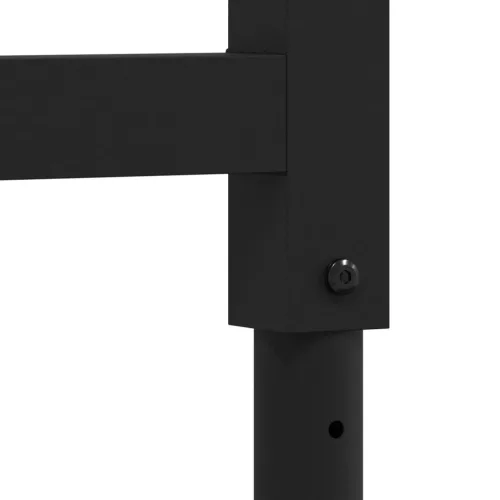  2 db fekete állítható fém munkapadváz 55 x (69-95,5) cm