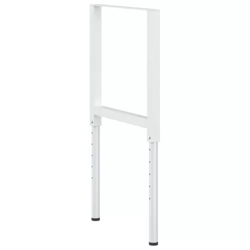  2 db szürke állítható fém munkapadváz 55 x (69-95,5) cm