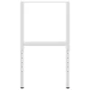  2 db szürke állítható fém munkapadváz 55 x (69-95,5) cm