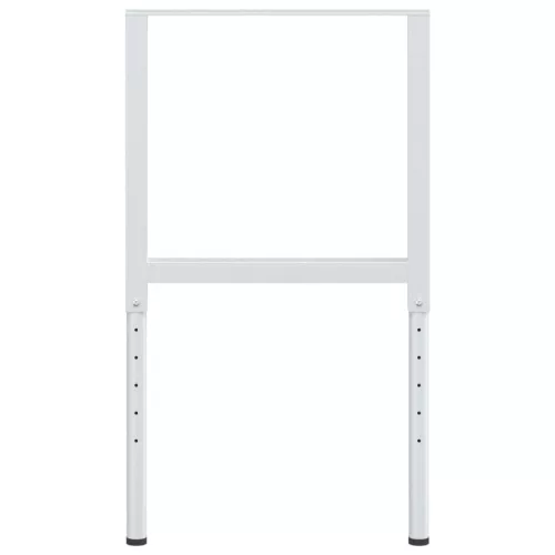  2 db szürke állítható fém munkapadváz 55 x (69-95,5) cm