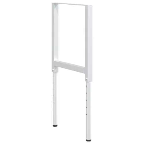  2 db szürke állítható fém munkapadváz 55 x (69-95,5) cm