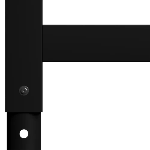  2 db fekete állítható fém munkapadváz 85 x (69-95,5) cm