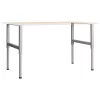  2 db szürke állítható fém munkapadváz 85 x (69-95,5) cm