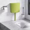  olívazöld WC-tartály alsó vízbemenettel 3/6 liter