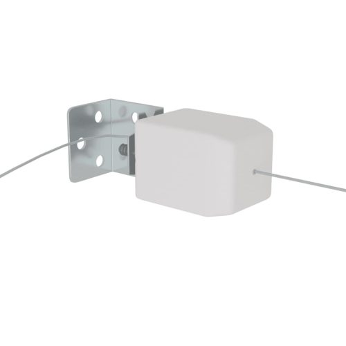  fehér oxford-szövet függőleges napellenző 140 x 800 cm