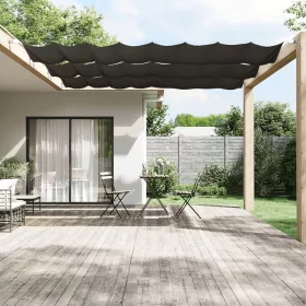    antracitszürke oxford-szövet függőleges napellenző 100x1200 cm