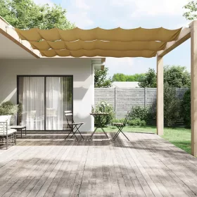 bézs oxford-szövet függőleges napellenző 60 x 1200 cm