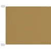  bézs oxford-szövet függőleges napellenző 140 x 1000 cm