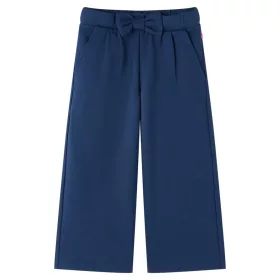 Gyerek nadrág széles szárú nadrágokkal Navy 104