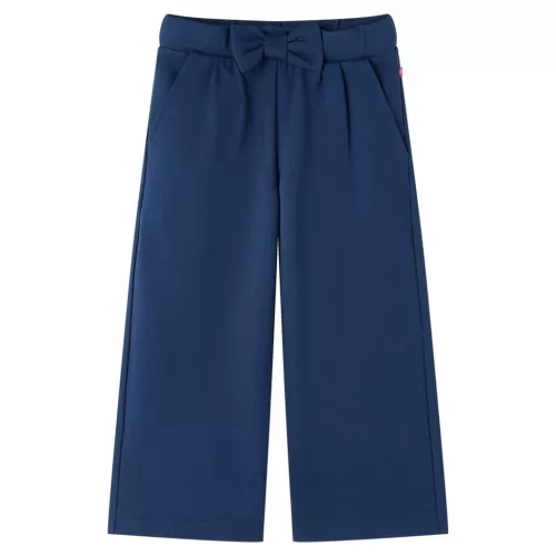 Gyerek nadrág széles szárú nadrágokkal Navy 104