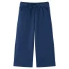 Gyerek nadrág széles szárú nadrágokkal Navy 128