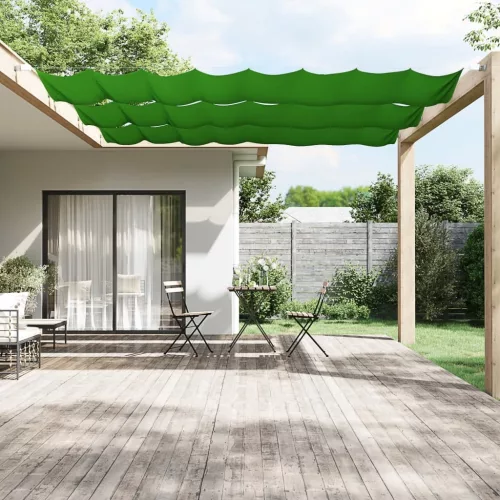  világoszöld oxford-szövet függőleges napellenző 60 x 800 cm