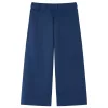 Gyerek nadrág széles szárú nadrágokkal Navy 128