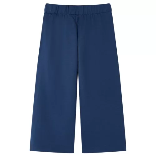 Gyerek nadrág széles szárú nadrágokkal Navy 128