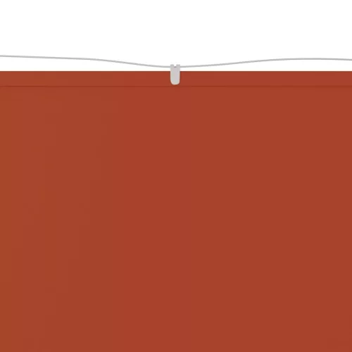  terrakotta oxford-szövet függőleges napellenző 100 x 800 cm