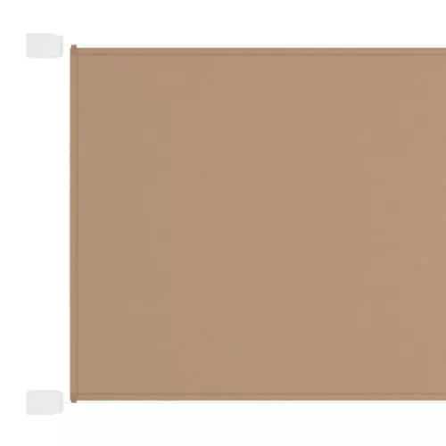  bézs oxford-szövet függőleges napellenző 140 x 420 cm