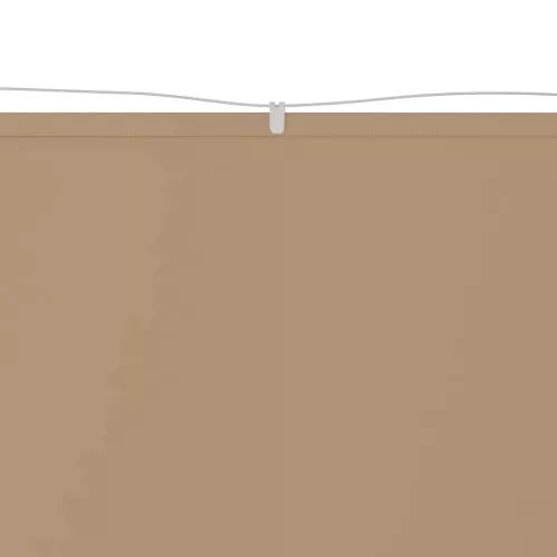  bézs oxford-szövet függőleges napellenző 140 x 420 cm