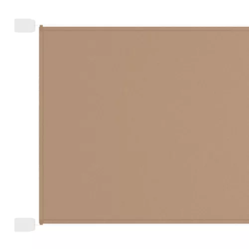  bézs oxford-szövet függőleges napellenző 140x600 cm