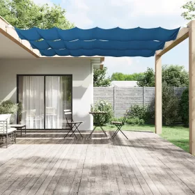  kék oxford-szövet függőleges napellenző 60x600 cm
