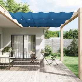  kék oxford-szövet függőleges napellenző 140x270 cm