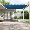 kék oxford-szövet függőleges napellenző 140x420 cm