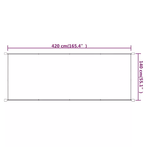  kék oxford-szövet függőleges napellenző 140x420 cm