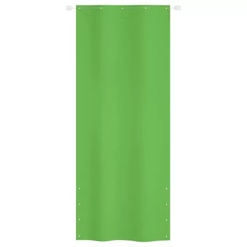  világoszöld oxford-szövet erkélyparaván 100 x 240 cm
