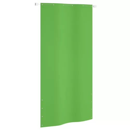  világoszöld oxford-szövet erkélyparaván 120 x 240 cm