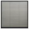  antracitszürke alumínium pliszé ablakszúnyogháló 120 x 120 cm